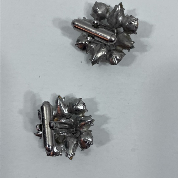 Vintage Rhinestone Cuff Links - Picture 2 of 10